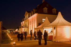 Festgelände von Schloss Wackerbarth im Advent (Quelle: HOGASPORT GmbH)